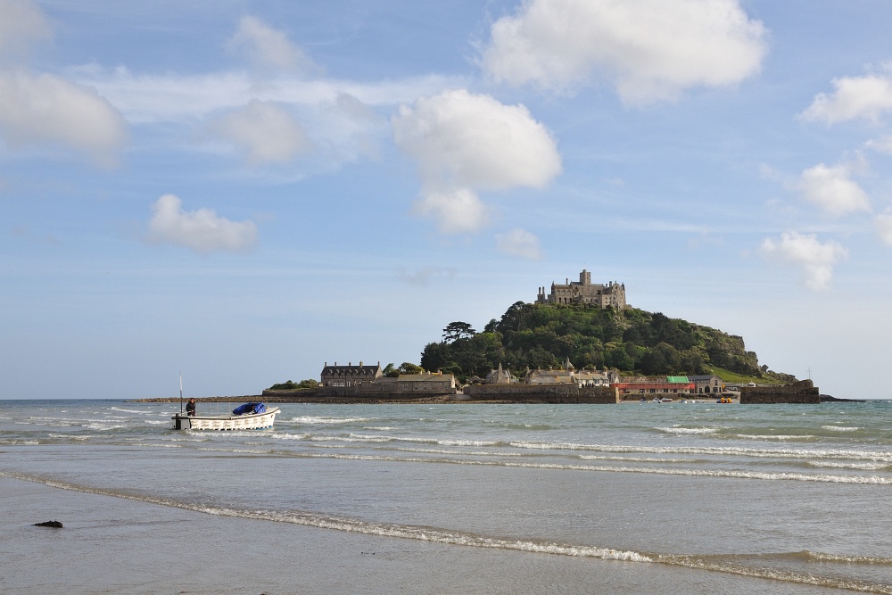 St. Michaels Mount bei Flut