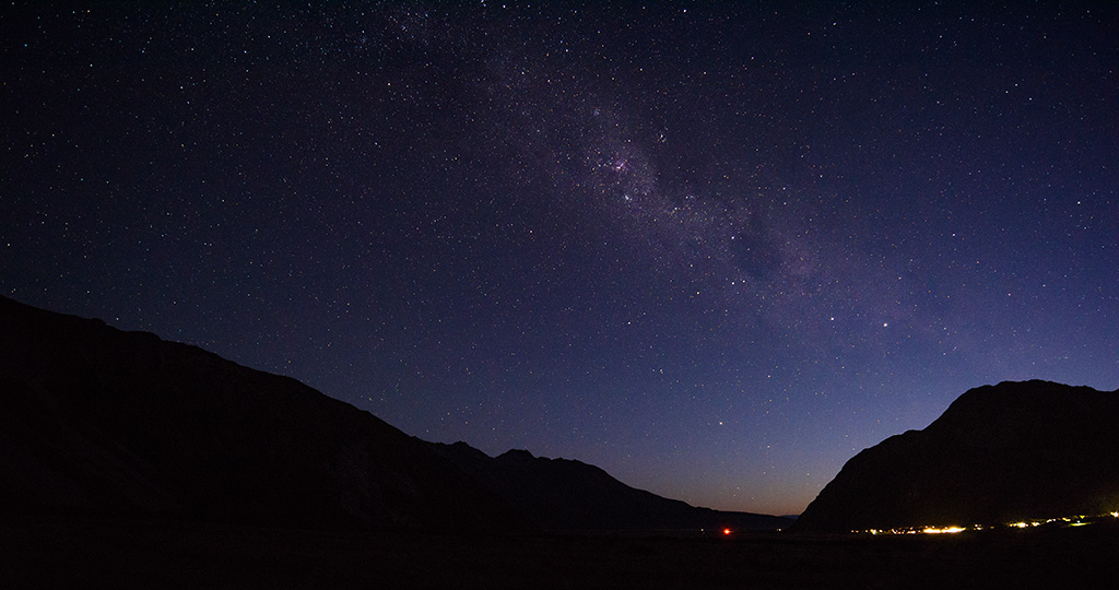 Sternenhimmel bei Mount Cook klein