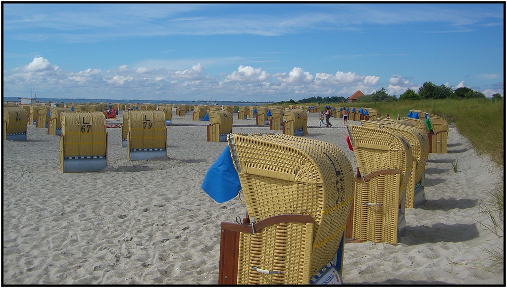 Strandkörbe auf Fehmarn