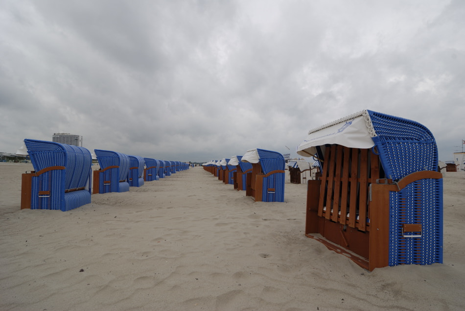 Strandkörbe vorher