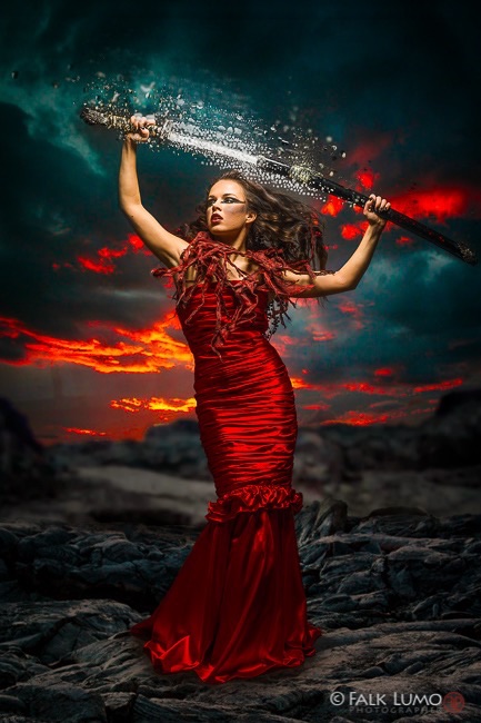 Striking Red