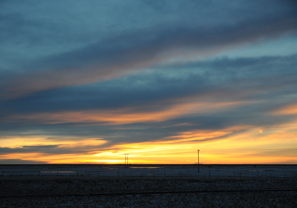 Sunset Hvolsvöllur
