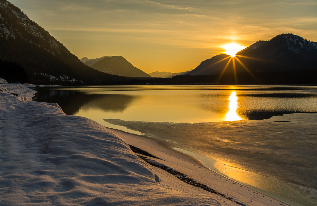 Sylvenstein Sunset