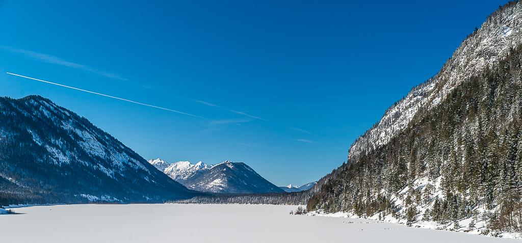 Sylvensteinsee Winter