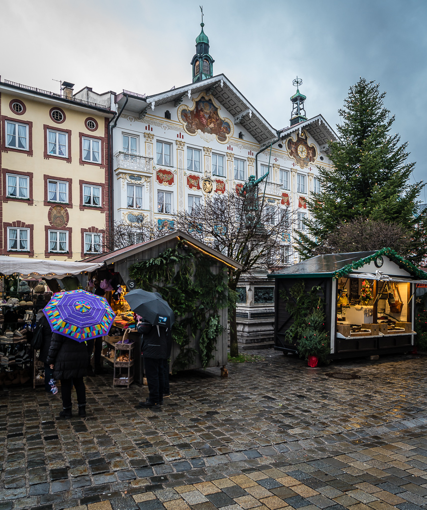 Tölzer Weihnachtsmarkt Regen