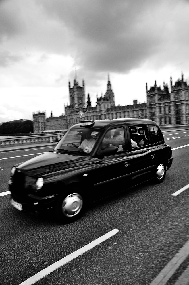taxi unscharf