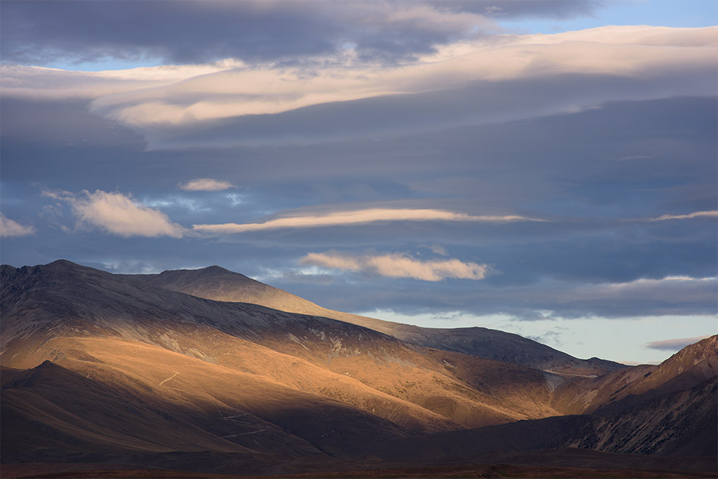 Tekapo Berge abends klein