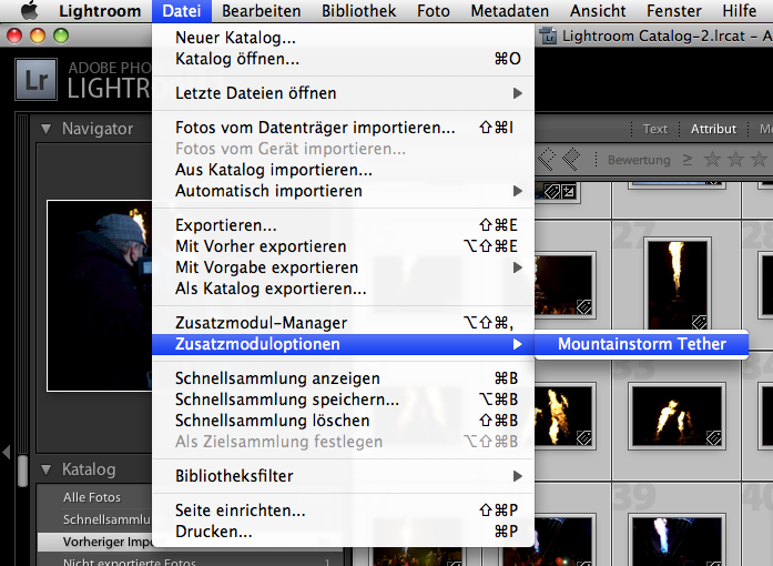 Tether Lightroom Plugin