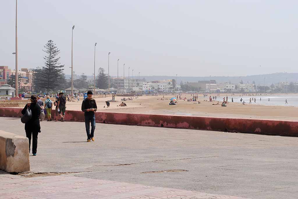 The beach of Essaouira Morocco
