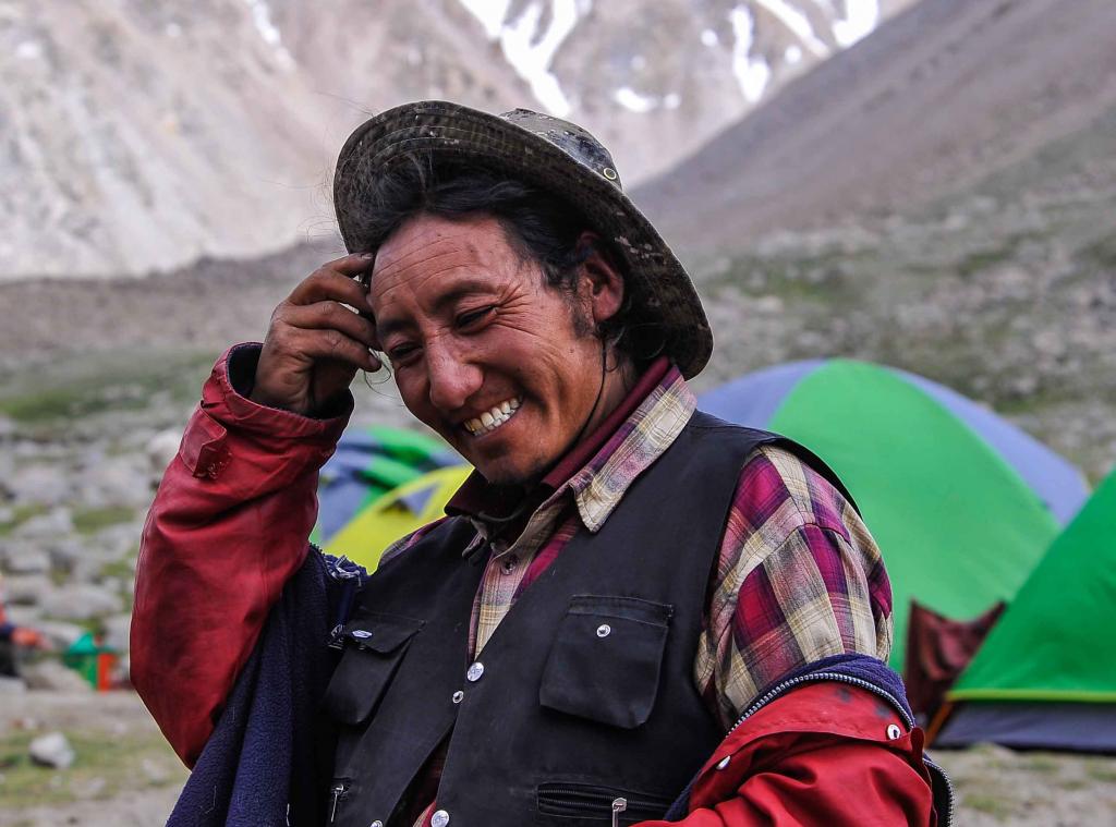 Tibetischer Sherpa auf dem Kailash-Trek