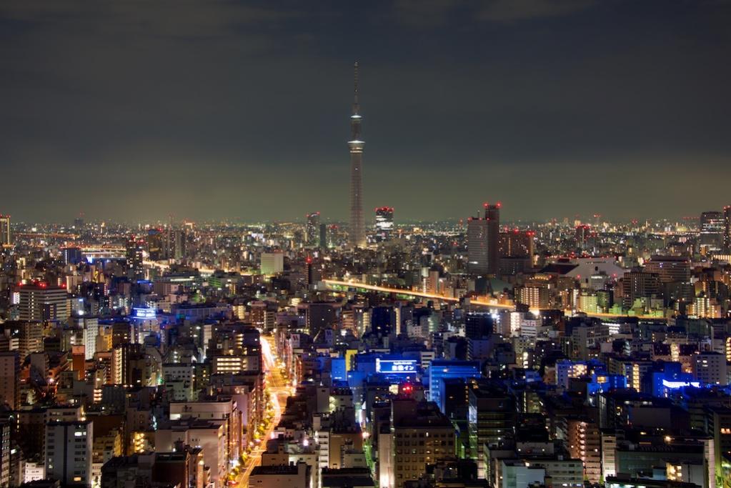 Tokio bei Nacht