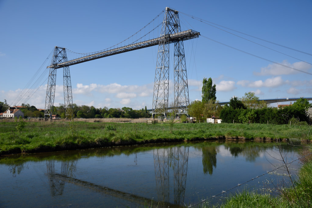 Transbordeur in der Nähe von Rochefort (Charente Maritime) über den Fluss Charente von 1900
DSE 0269