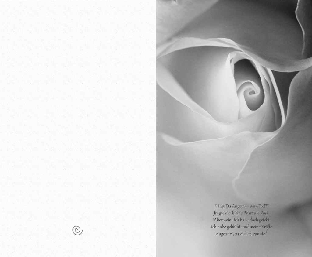 Trauerkarte Rose3