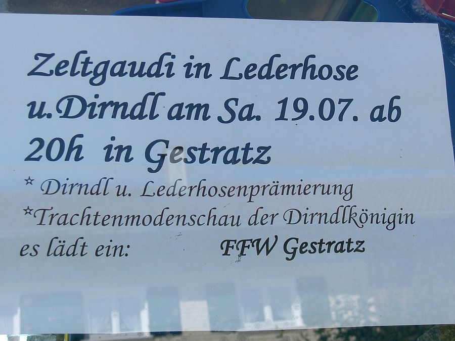 Trecker WM Zeltgaudi