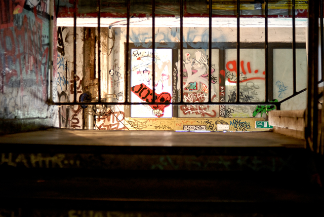 Treppe Mit Gitter