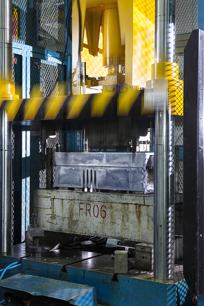 trimming - get rid of the overflows, vacuum channels and ingot