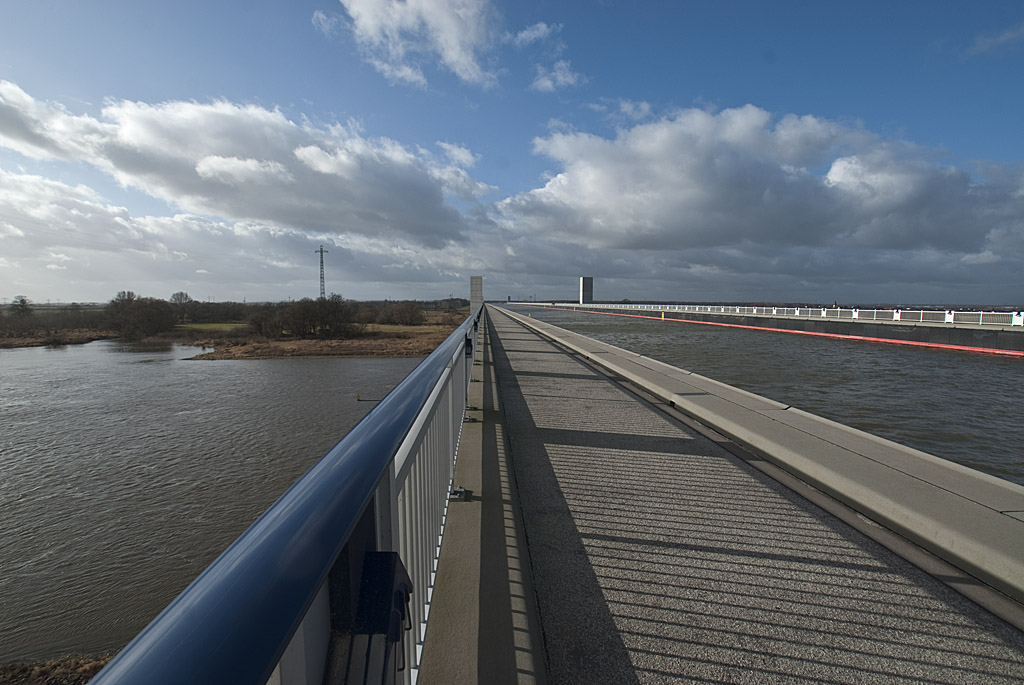 Trogbrücke 2 Wasserstrassenkreuz bei Magdeburg