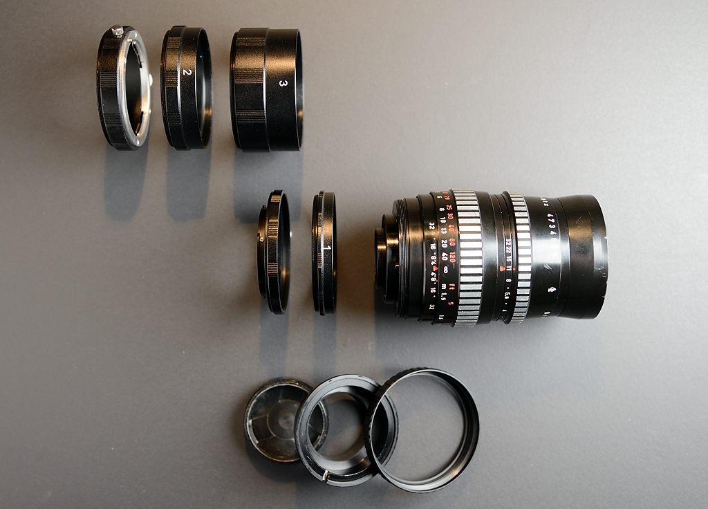 Umbau Orestor 2.8/135 Nikon Anschluss