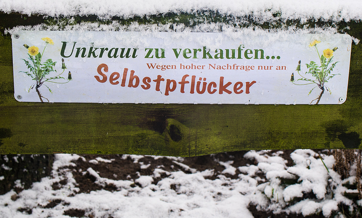 Unkrautbekämpfung