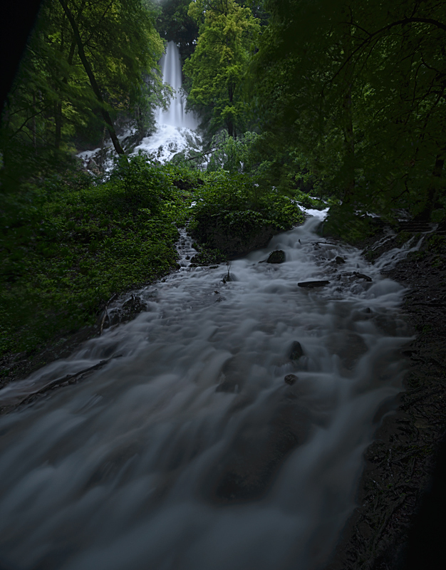 Uracher Wasserfall Hochwasser 003