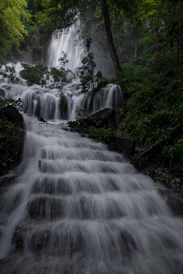 Uracher Wasserfall Hochwasser 006