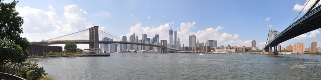 USA - New York City - Brooklyn und Manhatten Bridge 2012