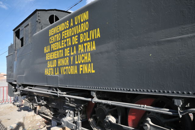 Uyuni Bolivien
Eisenbahndenkmal in der Stadt
