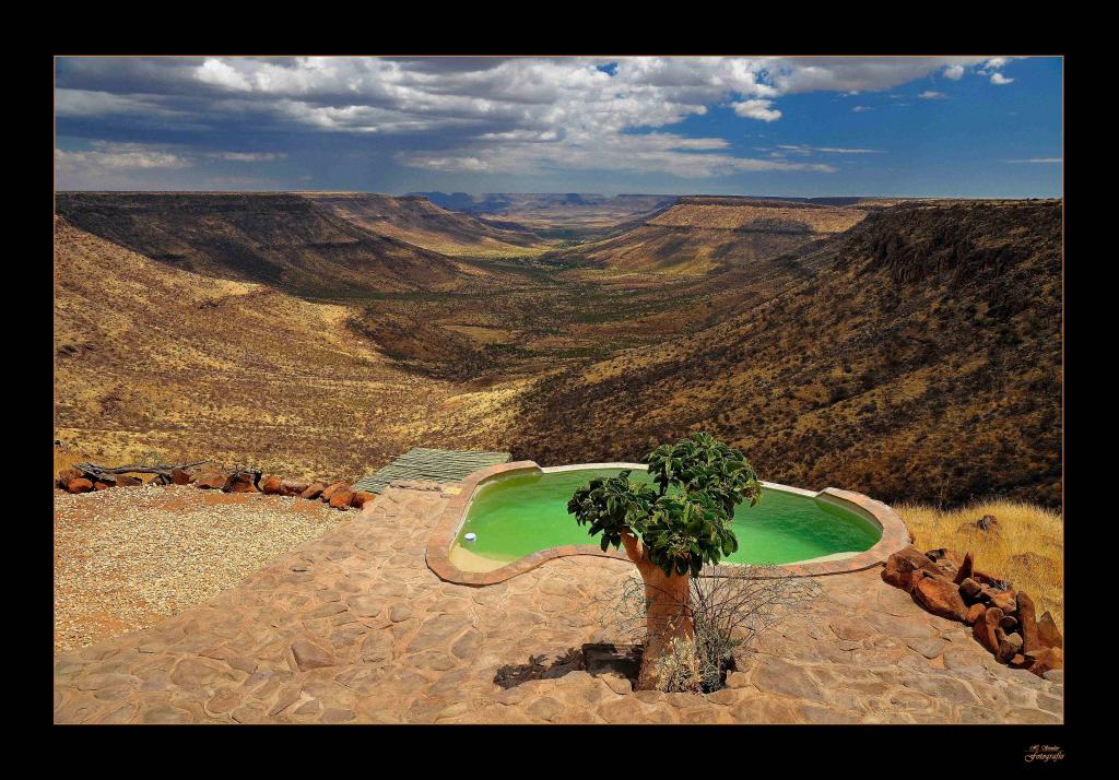 View from Grootberg Lodge / Namibia