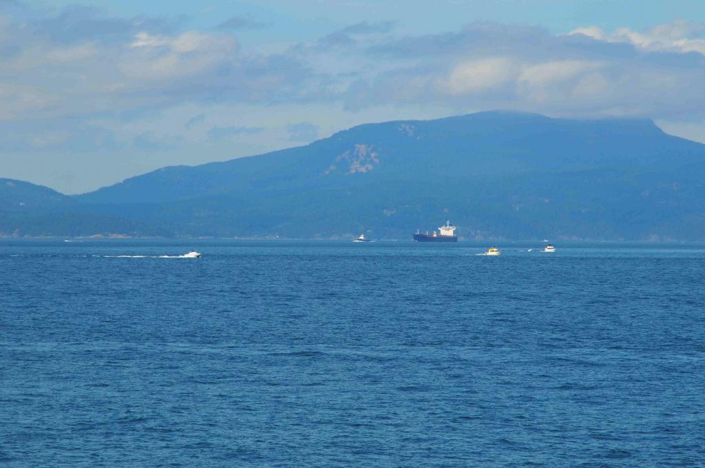 Von der Fähre USA - Vancouver Island