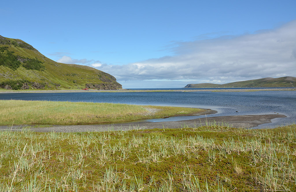 Vor dem Nordkapp-Tunnel