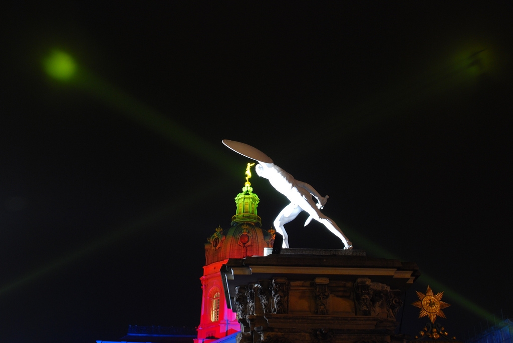 Vor dem Schloß Charlottenburg Winter 2008