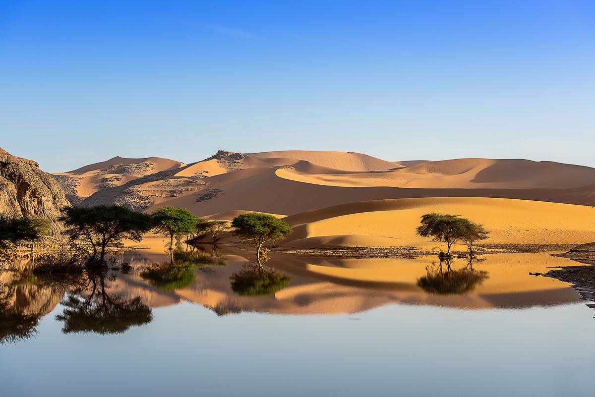 Wüstensee - In der südlichen Sahara Algeriens