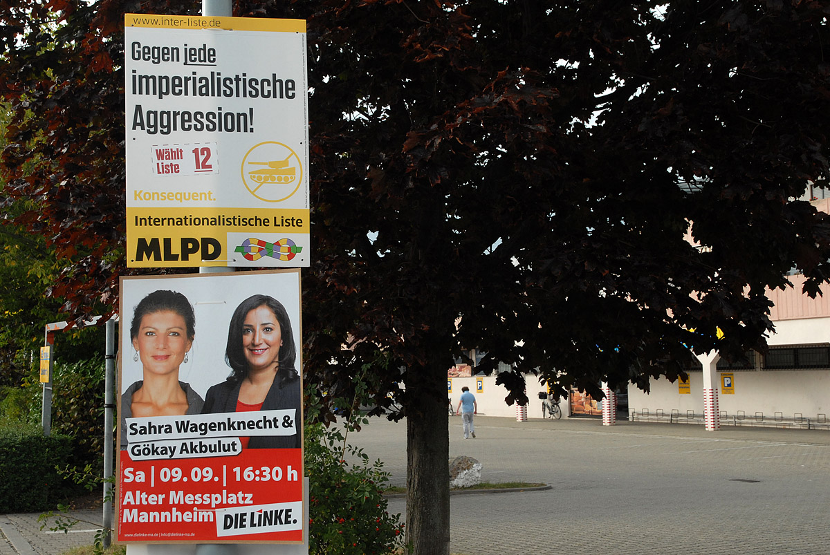 wahlplakat linke