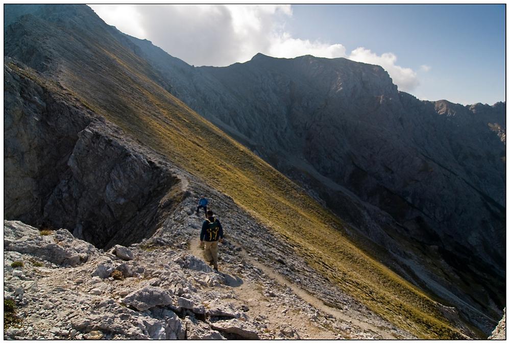 wandern auf den Schrocken