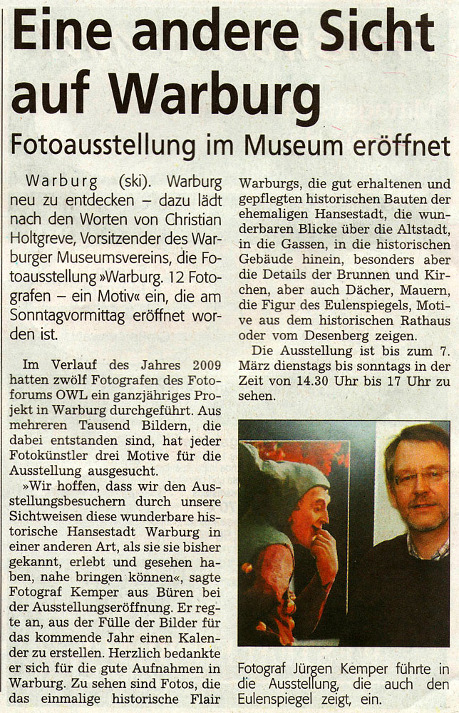 Warburger Kreisblatt 25 1 10 klein