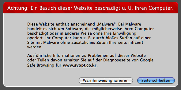 Warnung