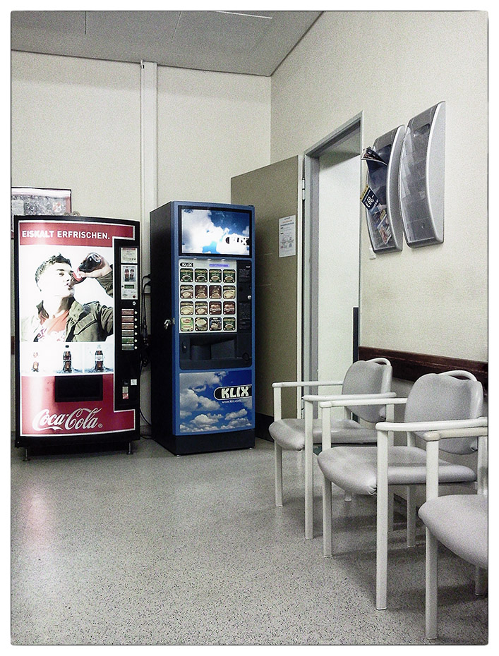 Wartezimmer einer Notaufnahme (Krankenhaus)
