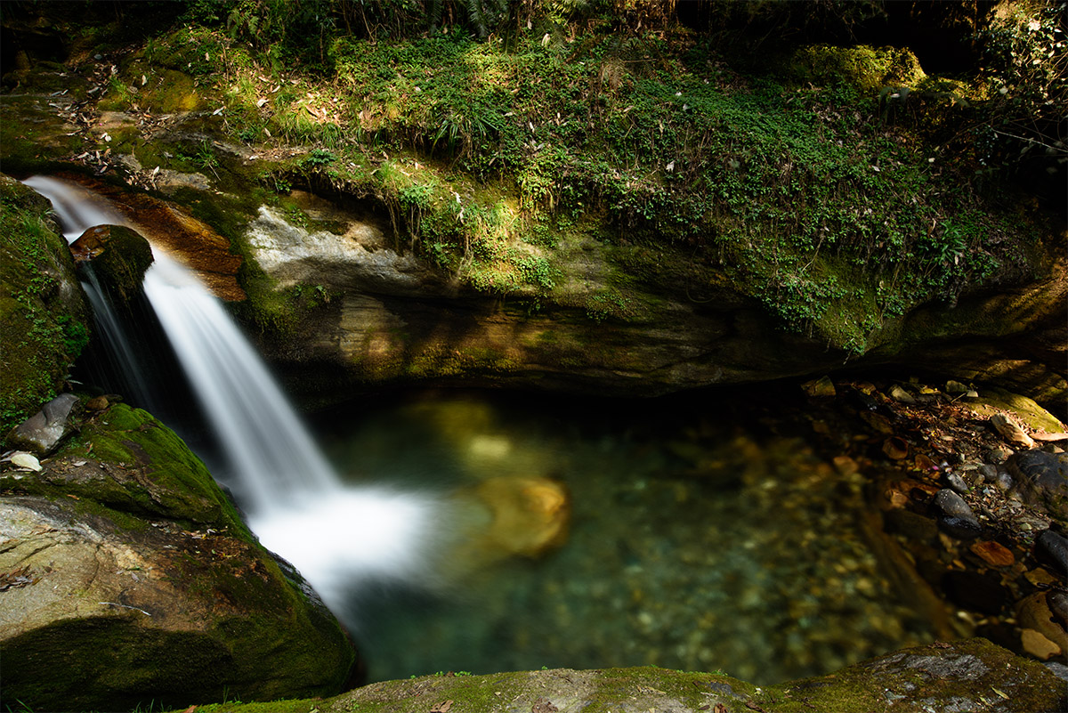 Wasserfall unterhalb Ghorepani quer klein