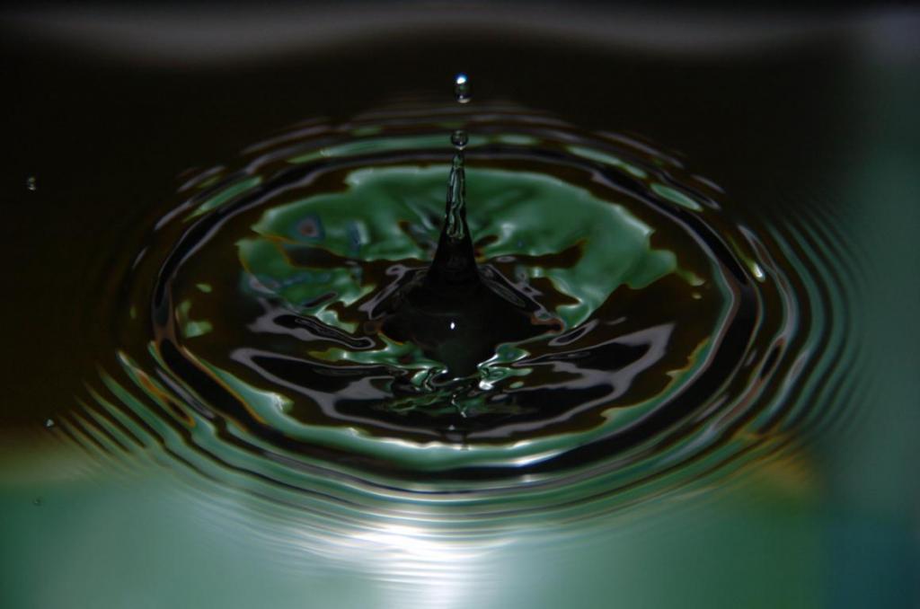 Wassertropfen vesuch