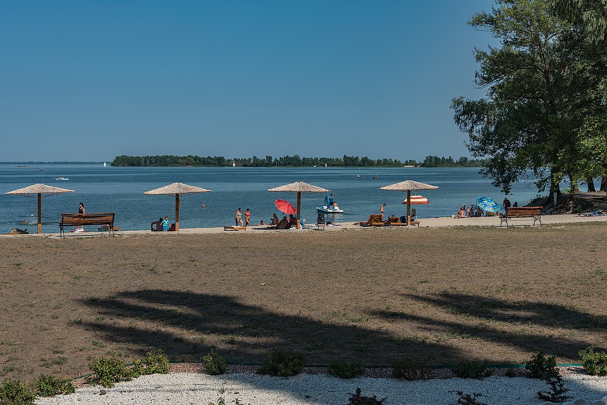 Weisser Sand und warmes Wasser, auch das ist Cherkassy