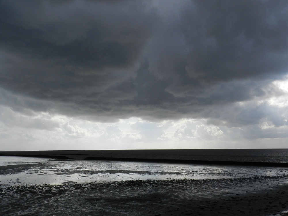 Wetter Kapriolen in Norddeich