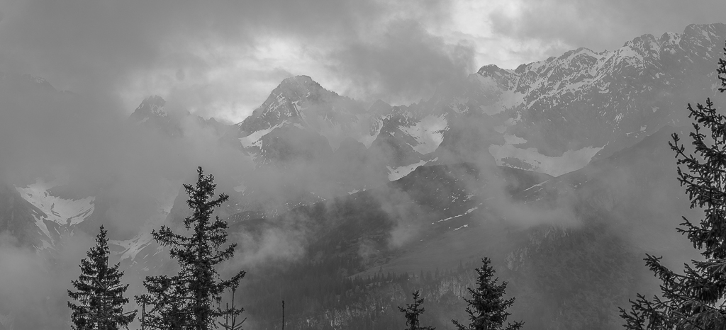 Wettersteingebirge Nebel