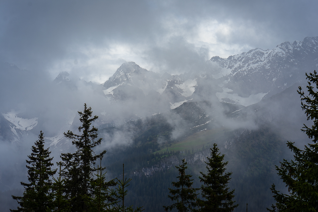Wettersteingebirge Nebel