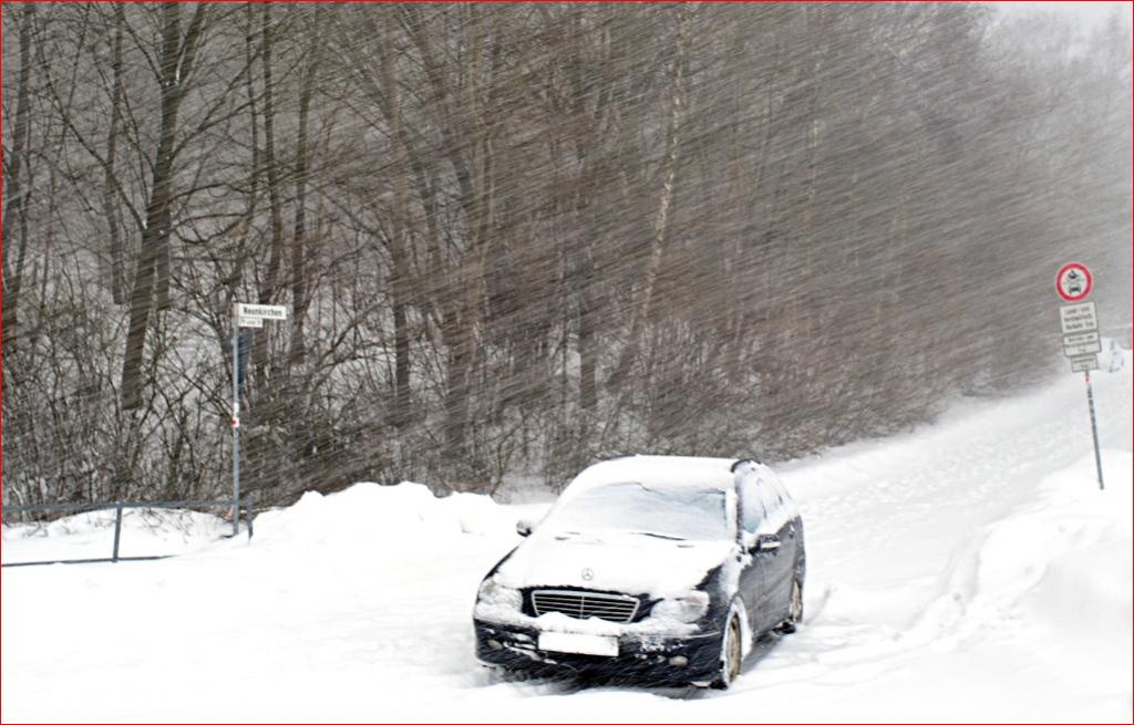 Winter 2010: Der Wind steht schief ...