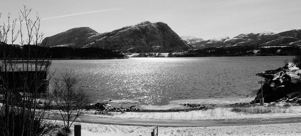 Winter in Lauvsnes Norwegen sw Lauvsnes Winter Eian