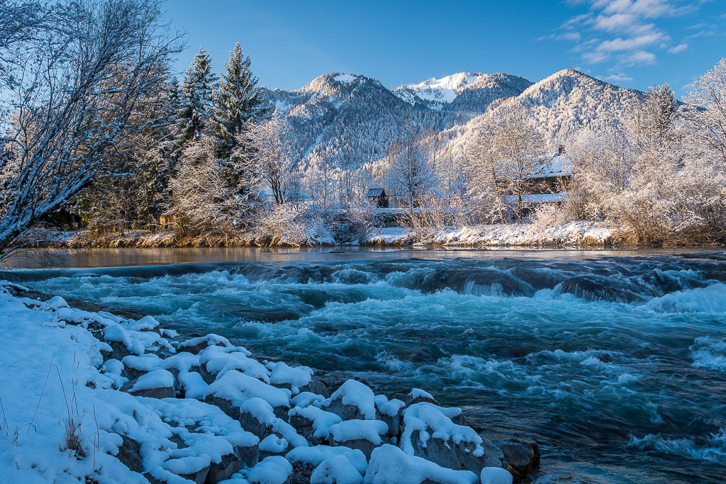 Winteranfang Isar