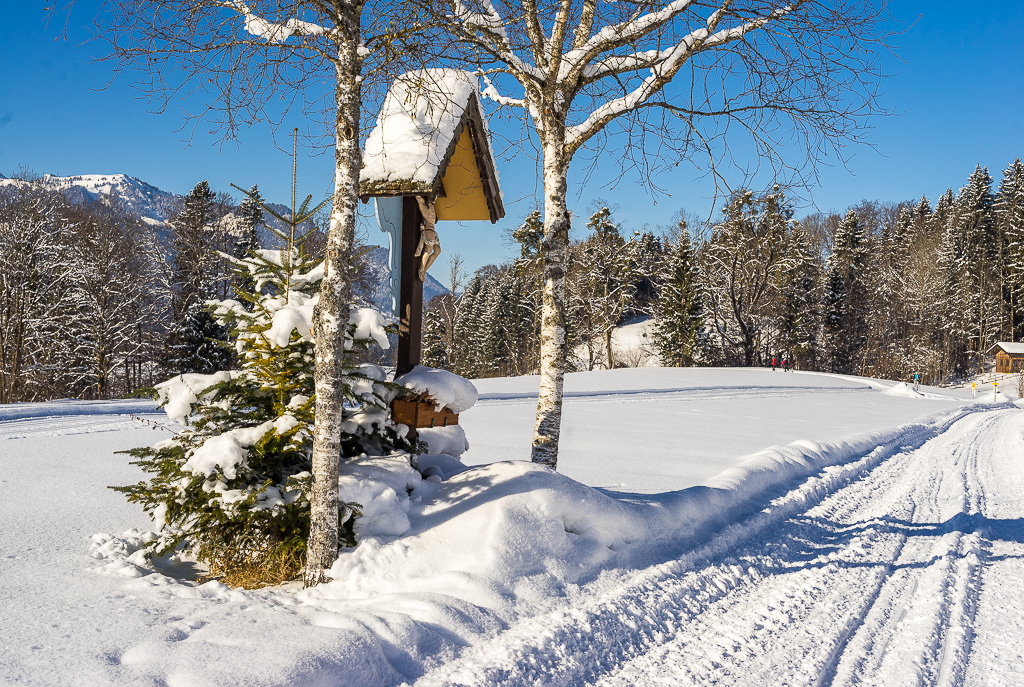 Winterlandschaft bei Hellerschwang