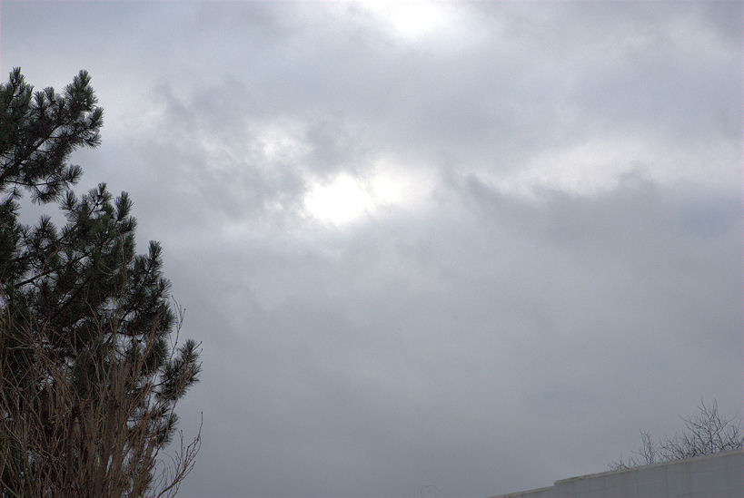 Wintersonnenwende  der hellste Fleck