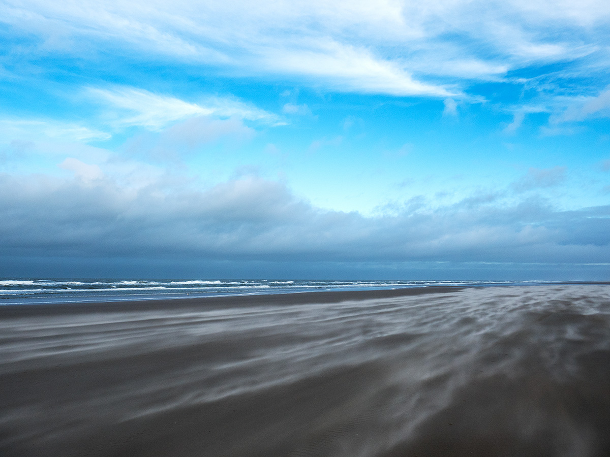 Winterwind in Midsland an Zee, Terschelling, NL