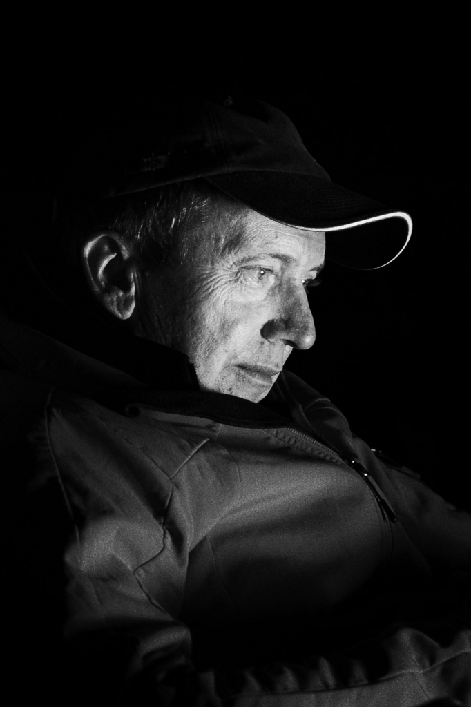 Wolfgang am Lagerfeuer